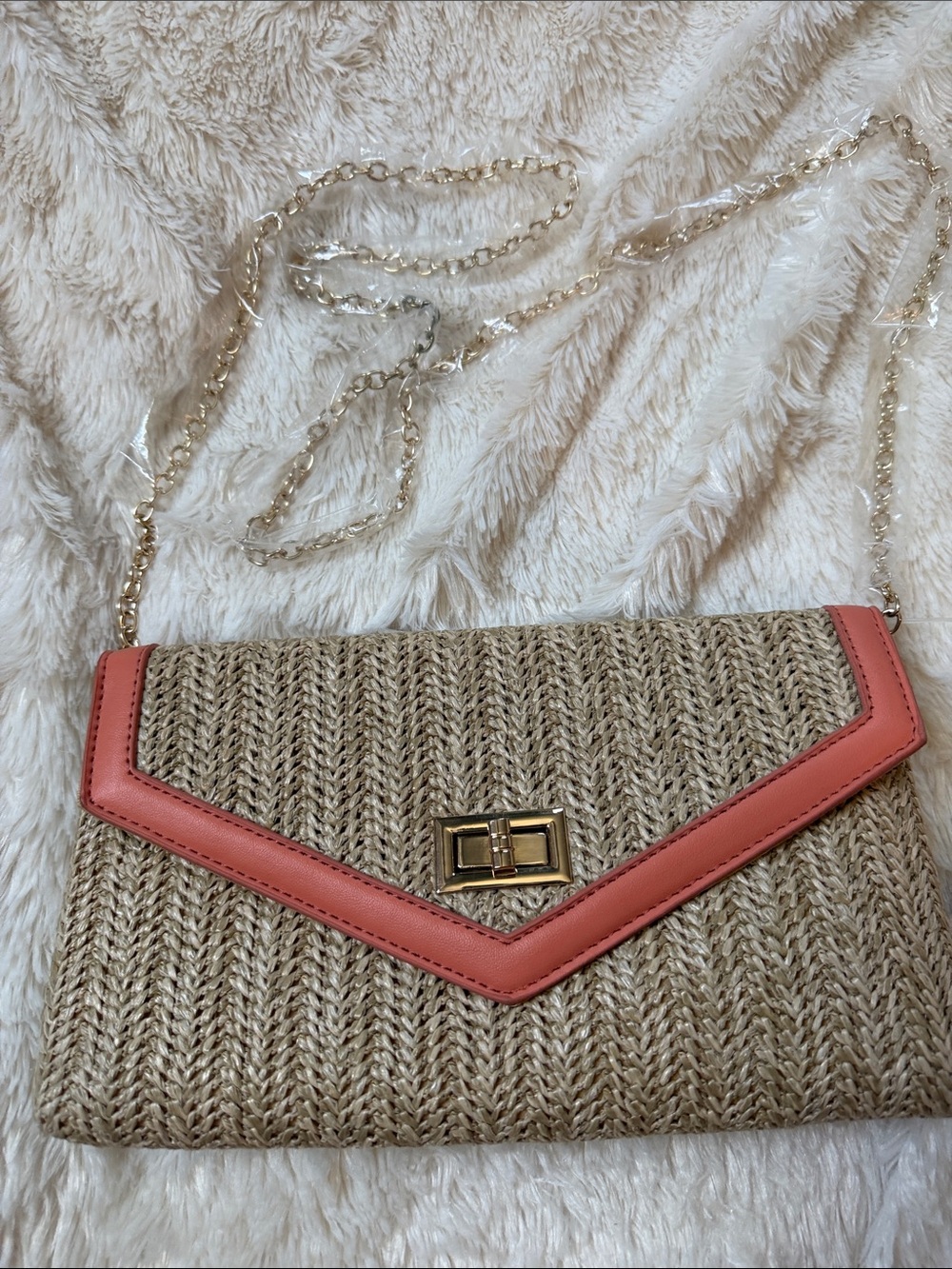 Raffia Purse